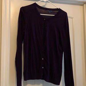 Dark Purple Cardigan